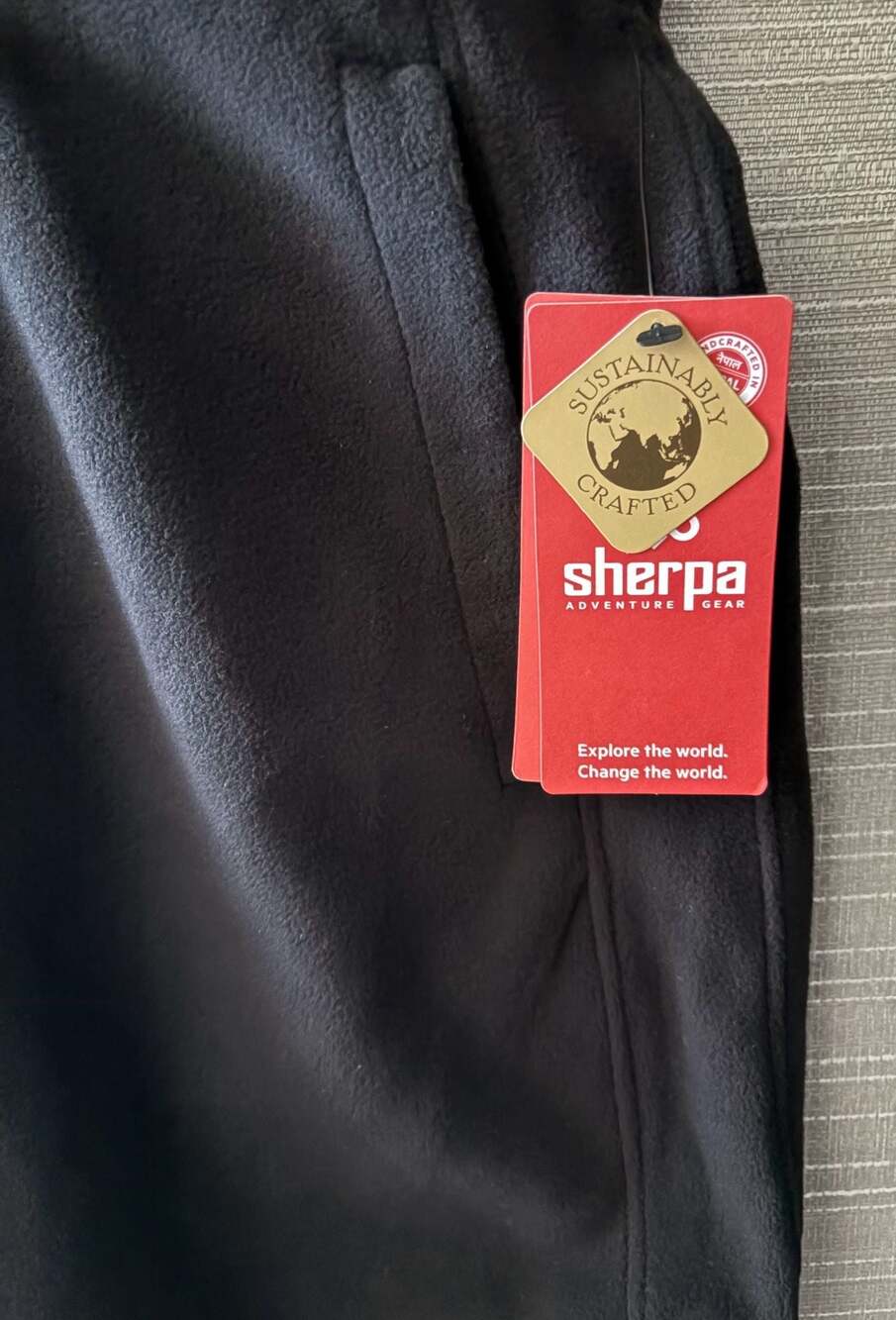 Sherpa Adventure Gear Rolpa Pant Fleece Pants, Black, XXL - Picture 3 of 4